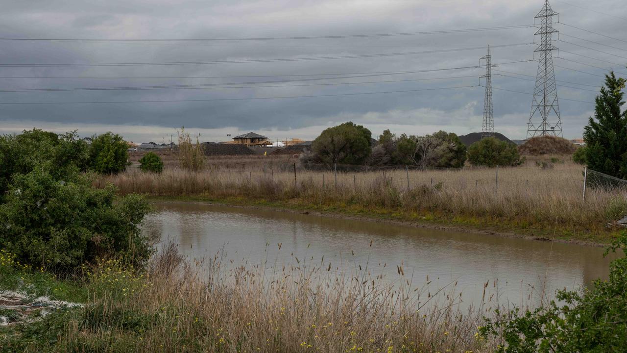 The Lara dam. Picture: Brad Fleet