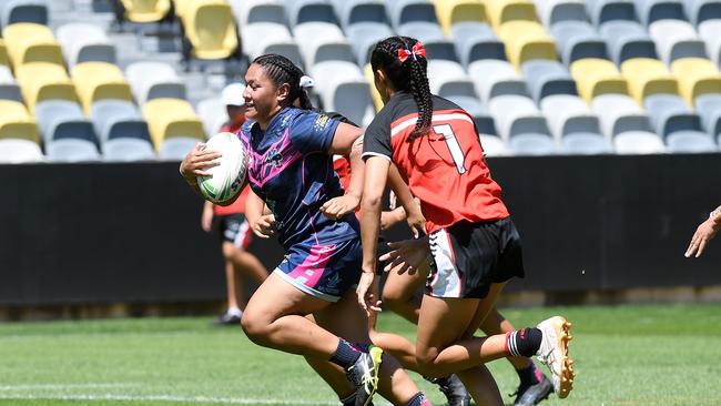 Kirwan State High v Mabel Park. Mabel Park, Malaela Sua. Picture: Shae Beplate.