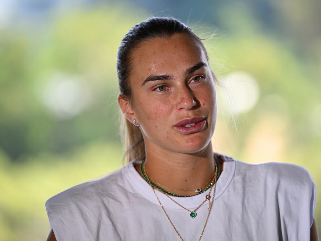 Aryna Sabalenka believes we will never ‘know the truth’ around doping in sport. Picture: Albert Perez/Getty Images for Tennis Australia