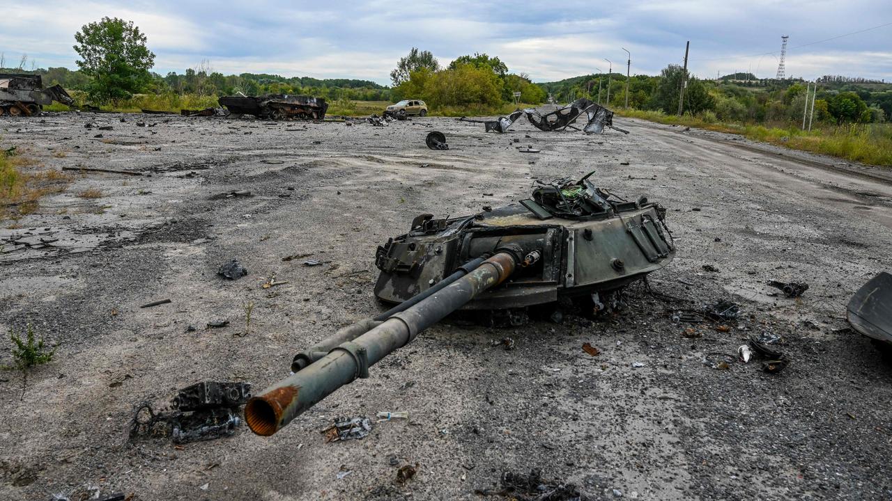 Ukrainian forces this month entered the town of Kupiansk in eastern Ukraine, dislodging Russian troops from a key logistics hub. Picture: AFP