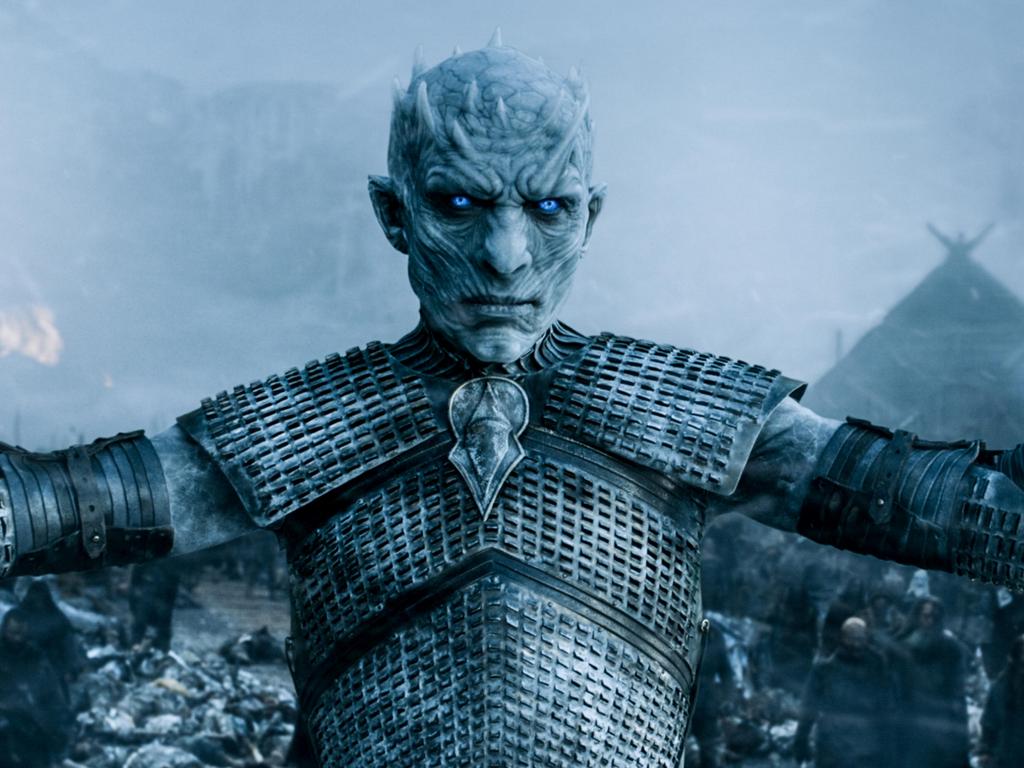 The Night King of the show and the Night’s King of the books are not the same. Picture: HBO