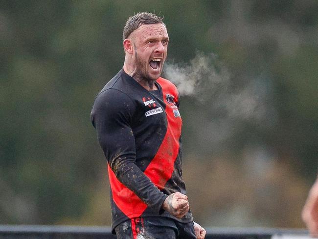 EFNL 2024: Justin Van Unen celebrated his 1000th goal on Saturday. Picture: Field of View Photography