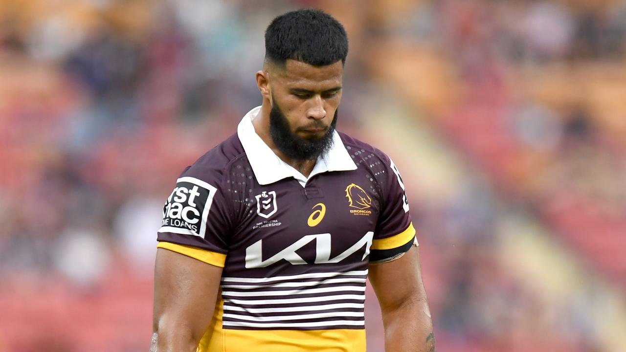 Brisbane Broncos player Payne Haas has asking for on immediate release from the club after salary increase negotiations broke down Picture Nrl Photos