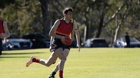 Forward Max Barilla in action. Picture: Saint Ignatius College