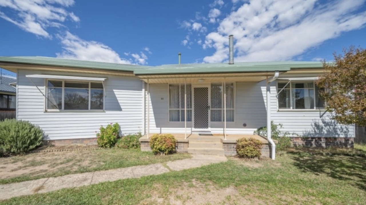 Brendon bought this three-bedroom home in Armidale for $229,000. Picture: Supplied.