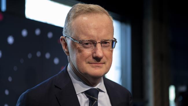 CBA expects the Reserve Bank, led by Philip Lowe, to cut rates by 50 bps in the December quarter of 2023. Picture: NewsWire / Monique Harmer