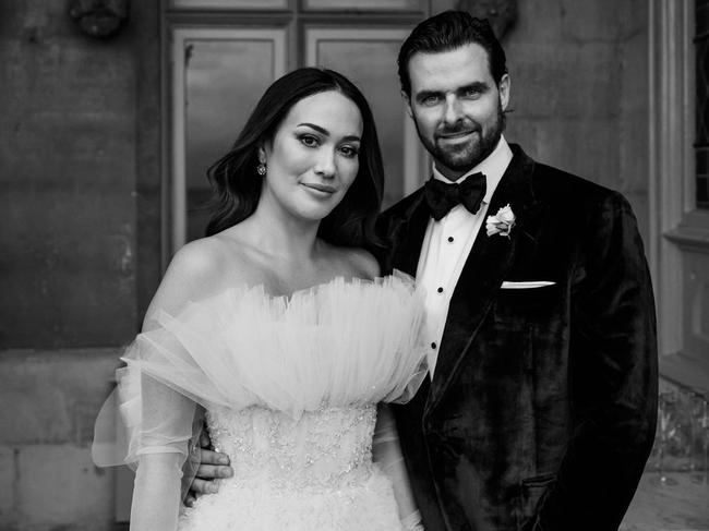 Heiress Lou Hay posted pictures of her big day on Instagram.