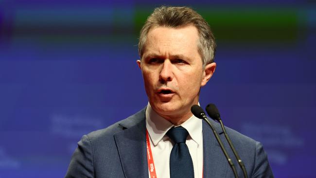 Education Minister Jason Clare said a review of school funding would “make sure we are tying funding to the sort of things that help children who fall behind to catch up, keep up and finish school”. Picture: NCA NewsWire/Tertius Pickard