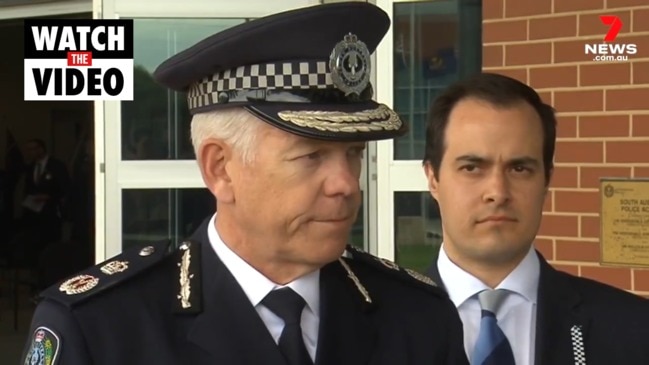 SA Police Commissioner speaks about Crows drug bust (7 News)