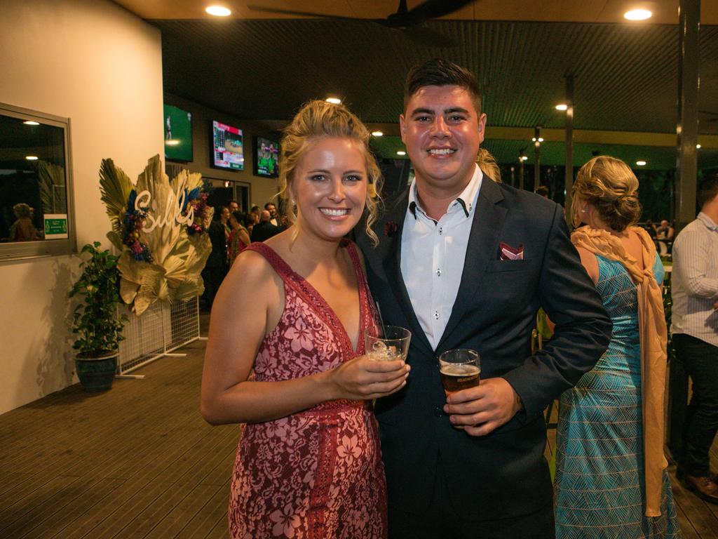 Ella Mason, Sean Cassidy at the Darwin Cup Gala Ball. Picture GLENN CAMPBELL