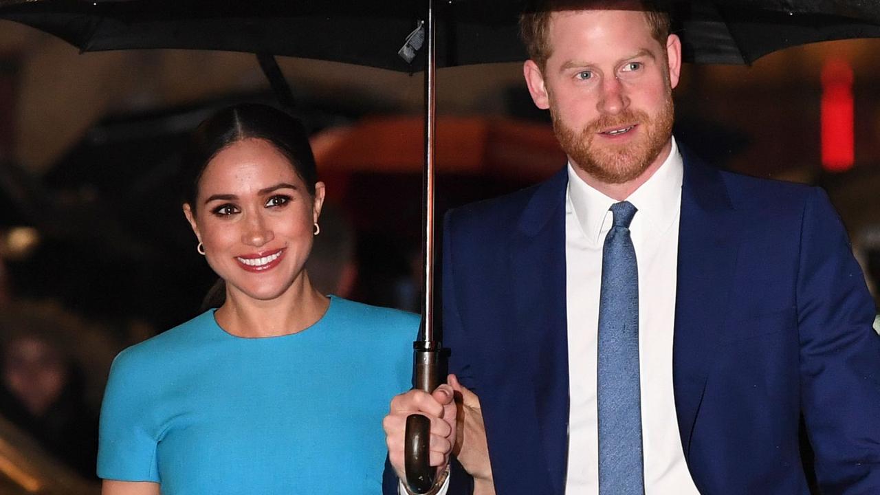 Meghan and Harry are said to be thrilled to be settled in their own home. Picture: AFP.