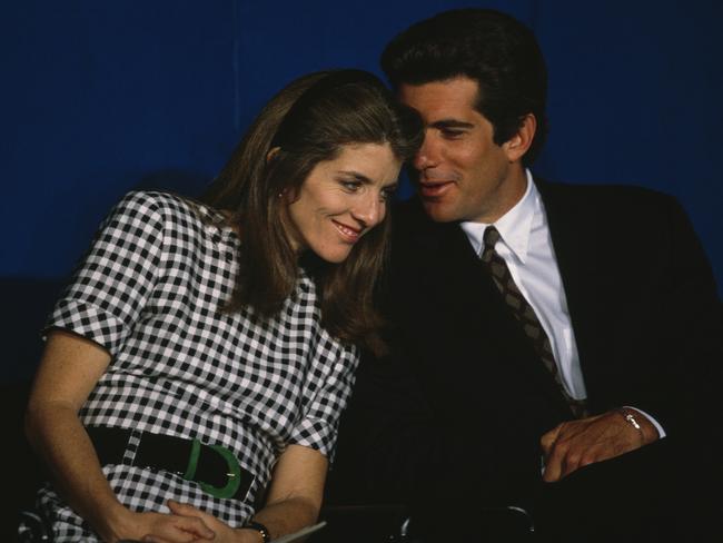 John Kennedy, Jr. and sister Caroline at the JFK Profile in Courage Award Ceremony. Picture: Brooks Kraft LLC/Sygma via Getty Images