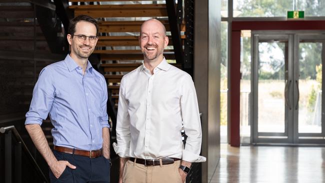 BiomeBank chief executive Thomas Mitchell and chief medical officer and co-founder Dr Sam Costello.