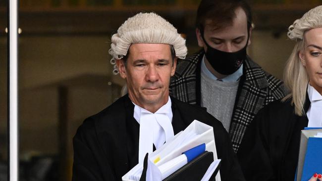 Chief prosecutor Shane Drumgold at the ACT Supreme Court on October 5 last year. Picture: AAP