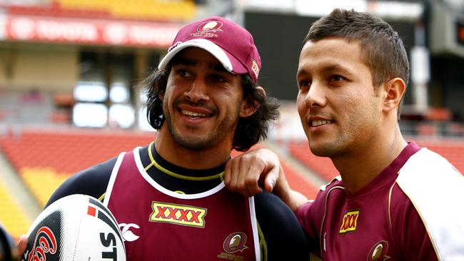 Johnathan Thurston and Scott Prince in 2008.