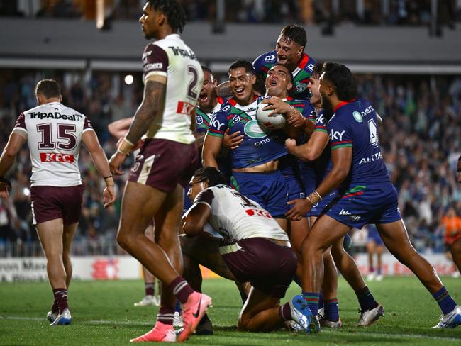 The Warriors dealt the Sea Eagles a big reality check. Picture: Hannah Peters/Getty Images