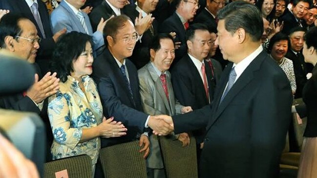 Huang Xiangmo meets President Xi in Sydney.