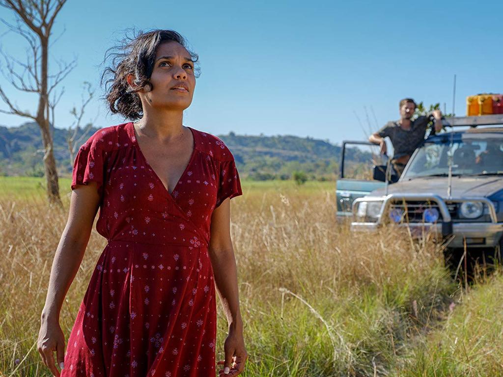 Miranda Tapsell and Gwylim Lee in Top End Wedding.