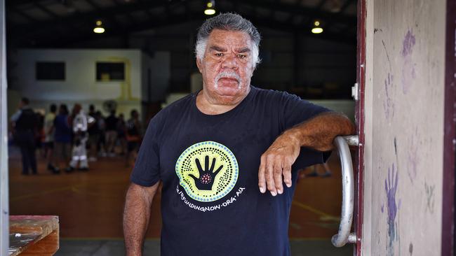 Uncle Ernest Hickling is a respected elder of the community and ‘respect, love and caring’ are three rules that he wants all to abide by. Picture: Sam Ruttyn