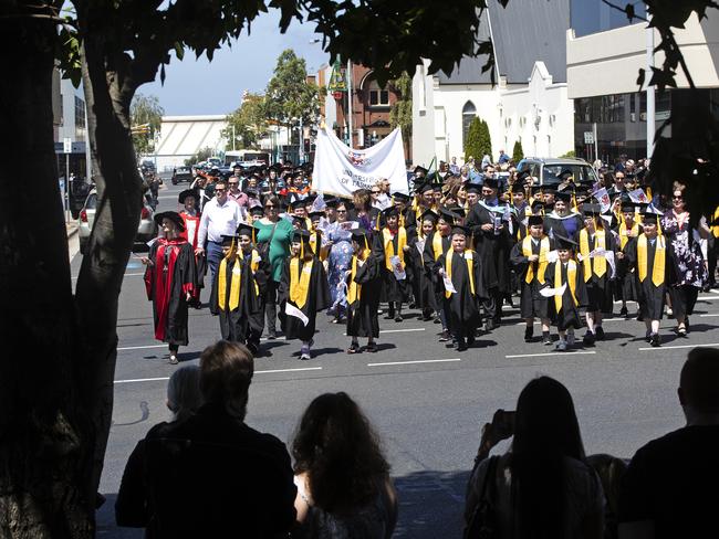 UTAS Graduation at Burnie. PICTURE CHRIS KIDD
