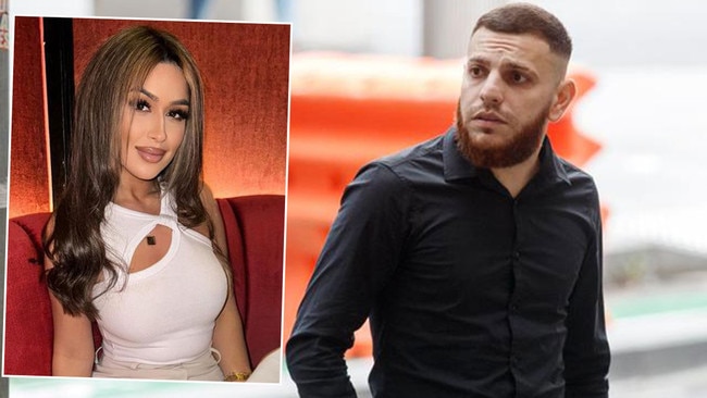 Rabih Houchar, right, narrowly avoided jail time over his violent assault on fellow online creator Tara Eslami, left. Pictures: News Corp/Supplied