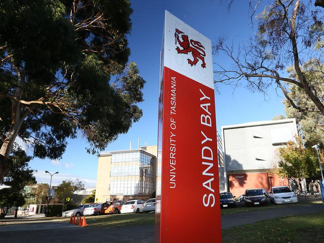 University of Tasmania Sandy Bay campus. Picture: SAM ROSEWARNE.