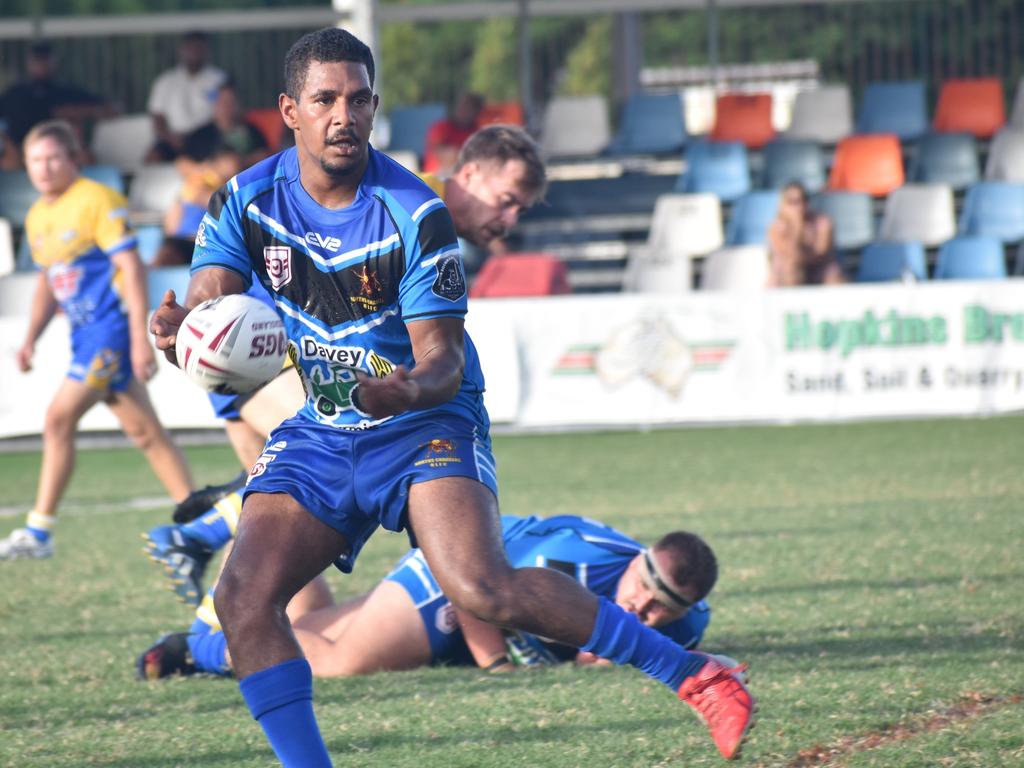 Rockhampton Rugby League A-grade men, Round 2, Yeppoon Seagulls versus Norths Chargers, Browne Park, April 10, 2022.