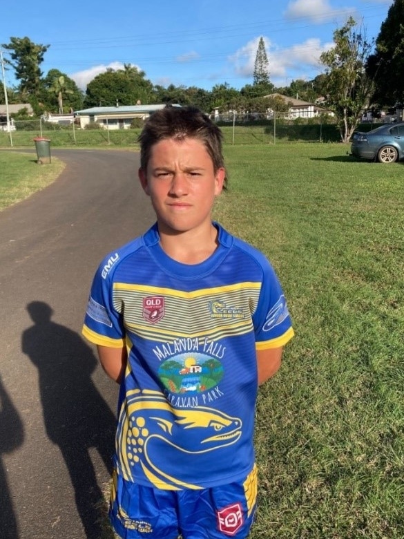 Malanda Eels player Beckett Fry. Picture: supplied