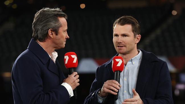 Patrick Dangerfield is expected to head straight into the commentary box once his playing career is done. Picture: Michael Klein