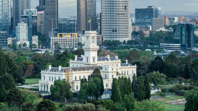 Security improvements have been completed at Government House following an intruder scare. Picture: Jake Nowakowski