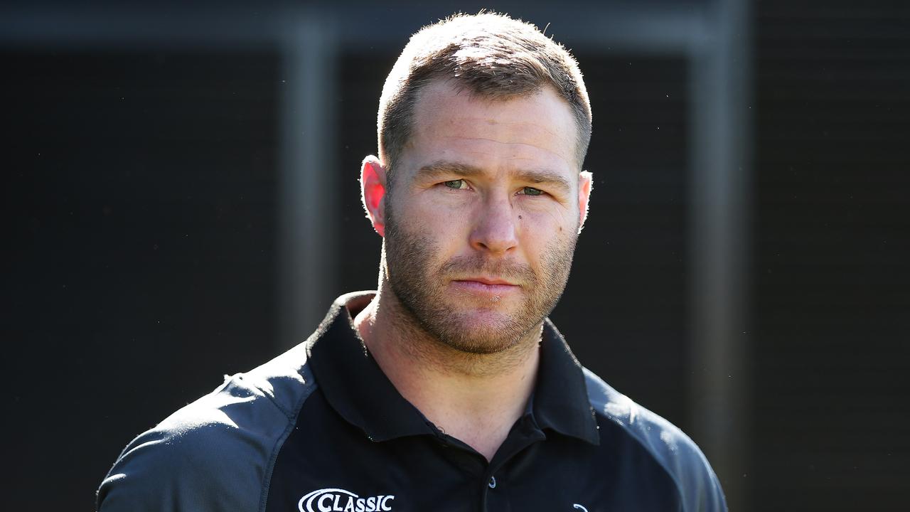 Trent Merrin has returned to Australia, but not to the Dragons. Picture: Brett Costello