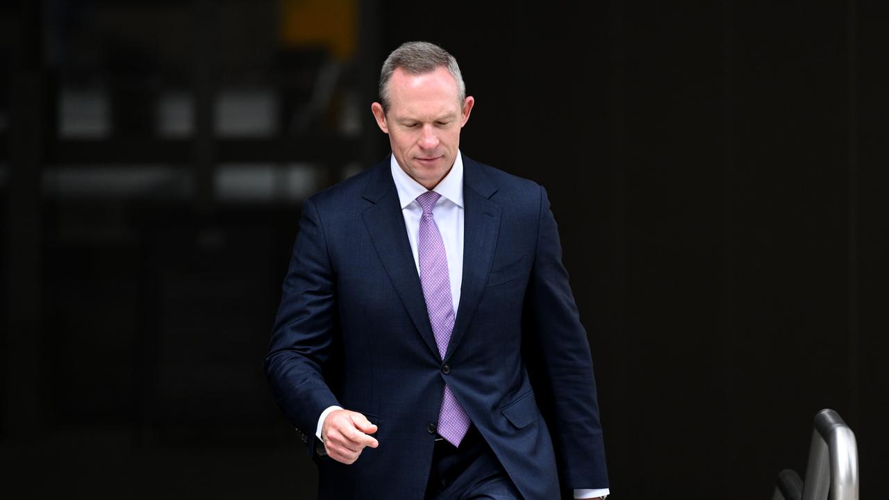 Queensland Energy Minister Mick de Brenni outside the Federal Court in Brisbane. Picture: Dan Peled