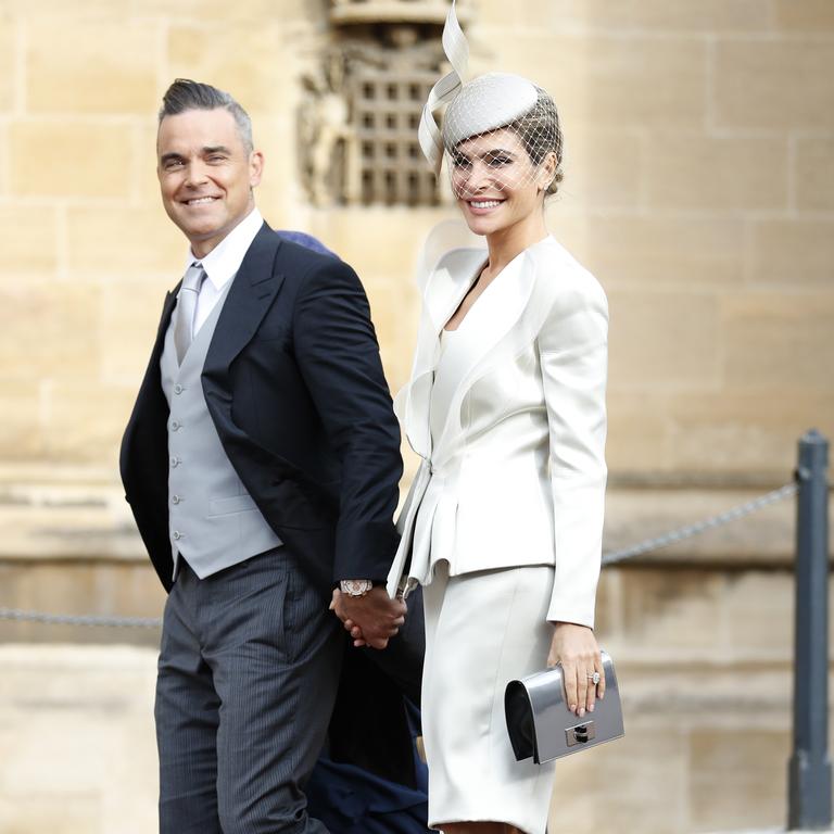 Williams and his wife, Ayda Field. Picture: WPA Pool/Getty