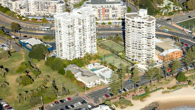 The site of the proposed tower. Picture supplied by Gold Coast City Council