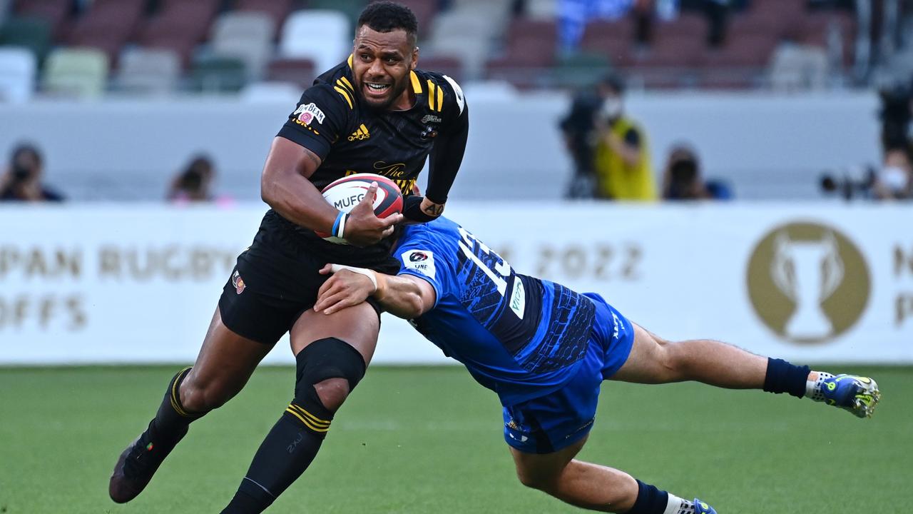 Samu Kerevi had a big impact on the Wallabies. Picture: Kenta Harada/Getty Images