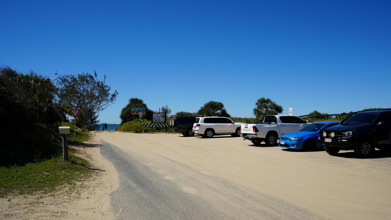 The current Bangalee vehicle access to Farnborough Beach, Yeppoon.