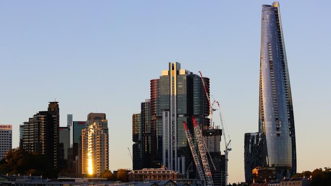 The Barangaroo casino, where gaming is set to start by the end of the year. Picture: Gaye Gerard