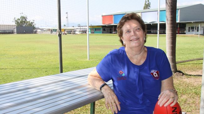 After 34 years of working in administrative roles with AFL Cairns and AFL Cape York, the highly respected Del Lythall is retiring. Picture: Alison Paterson