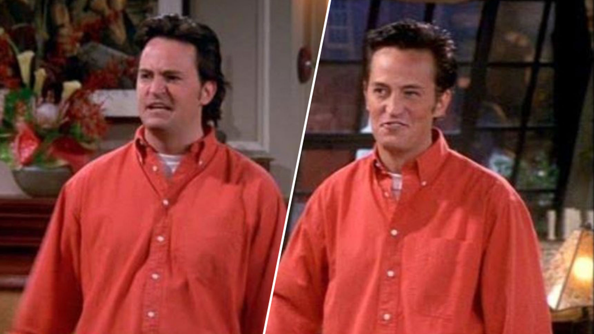 Why did Chandler lose weight in season 3?