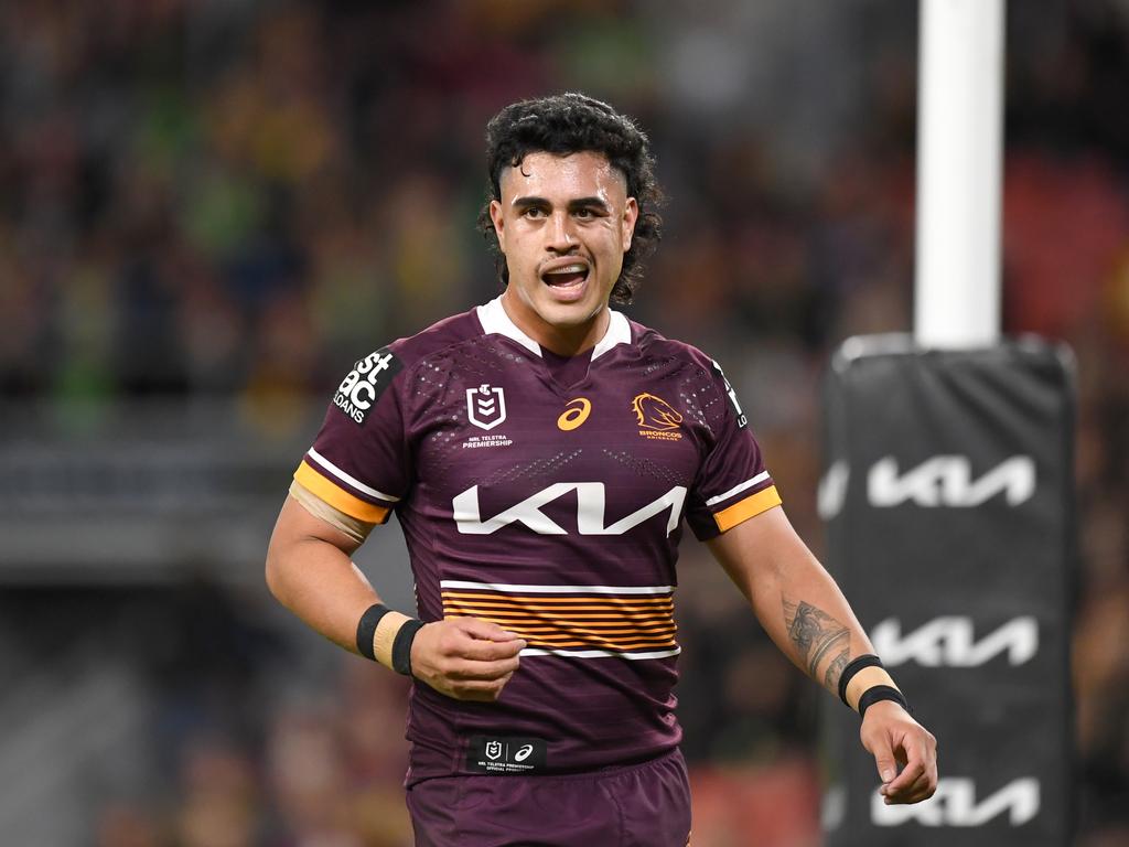 Keenan Palasia wants to have a big final year at the Broncos. Picture: NRL Imagery