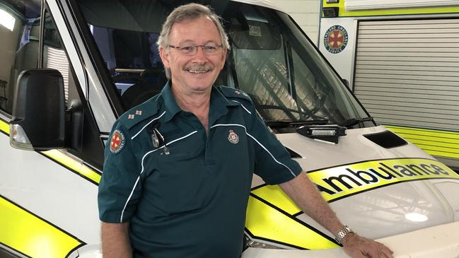 After 44 and a half years QAS paramedic Gary Cotterill has retired. During his career he worked in Childers, Emerald and Yeppoon.