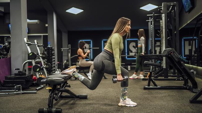 Bulgarian split squats are the ‘killer version’ of the exercise. Picture: Getty Images