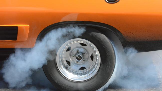 A 36-year-old man claimed his car ‘must be broken’ after performing a burnout in front of police. Picture: File