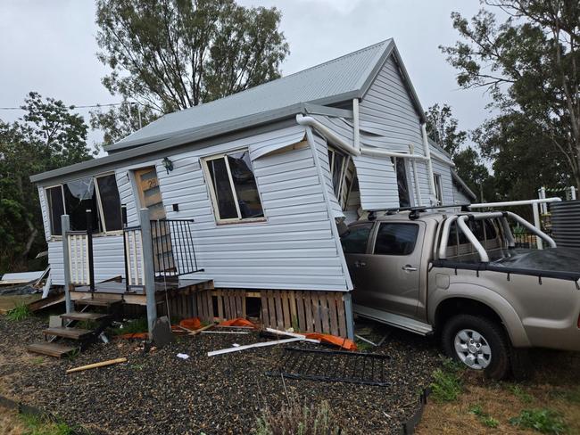 WATCH: Crash destroys historic Qld home, leaving family in crisis