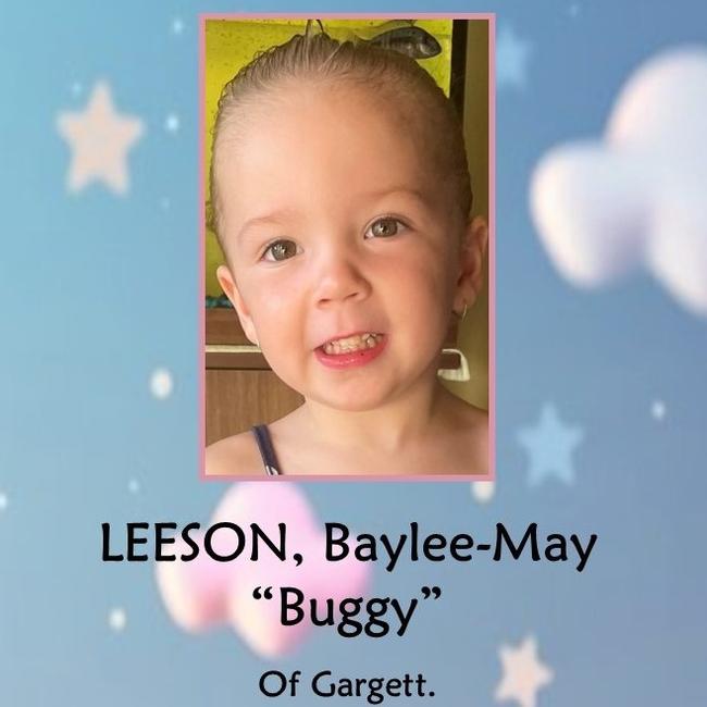 Baylee-May 'Buggy' Leeson tragically drowned in a pool at a home in Kuttabul on Saturday December 7, 2024.