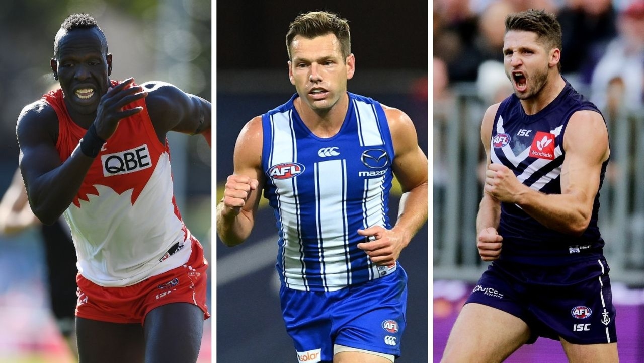 Aliir Aliir, Shaun Higgins and Jesse Hogan all found new homes.