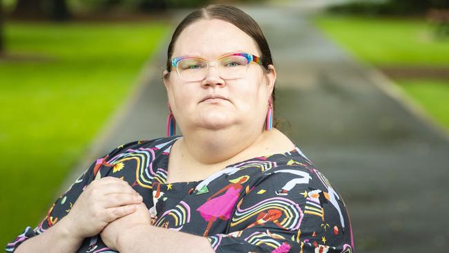 BE KIND: Toowoomba’s Nadia Brady identifies as a queer, non-binary person and has shared her powerful story. Picture: Kevin Farmer