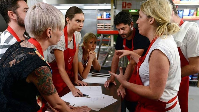 Chef Sarah Todd on MasterChef in 2014.