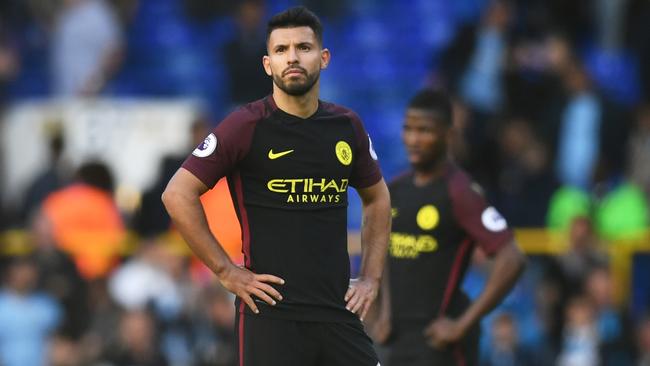 Sergio Aguero of Manchester City.