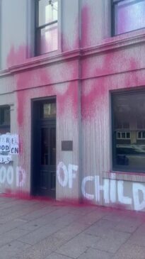 Richard Marles' Geelong office defaced